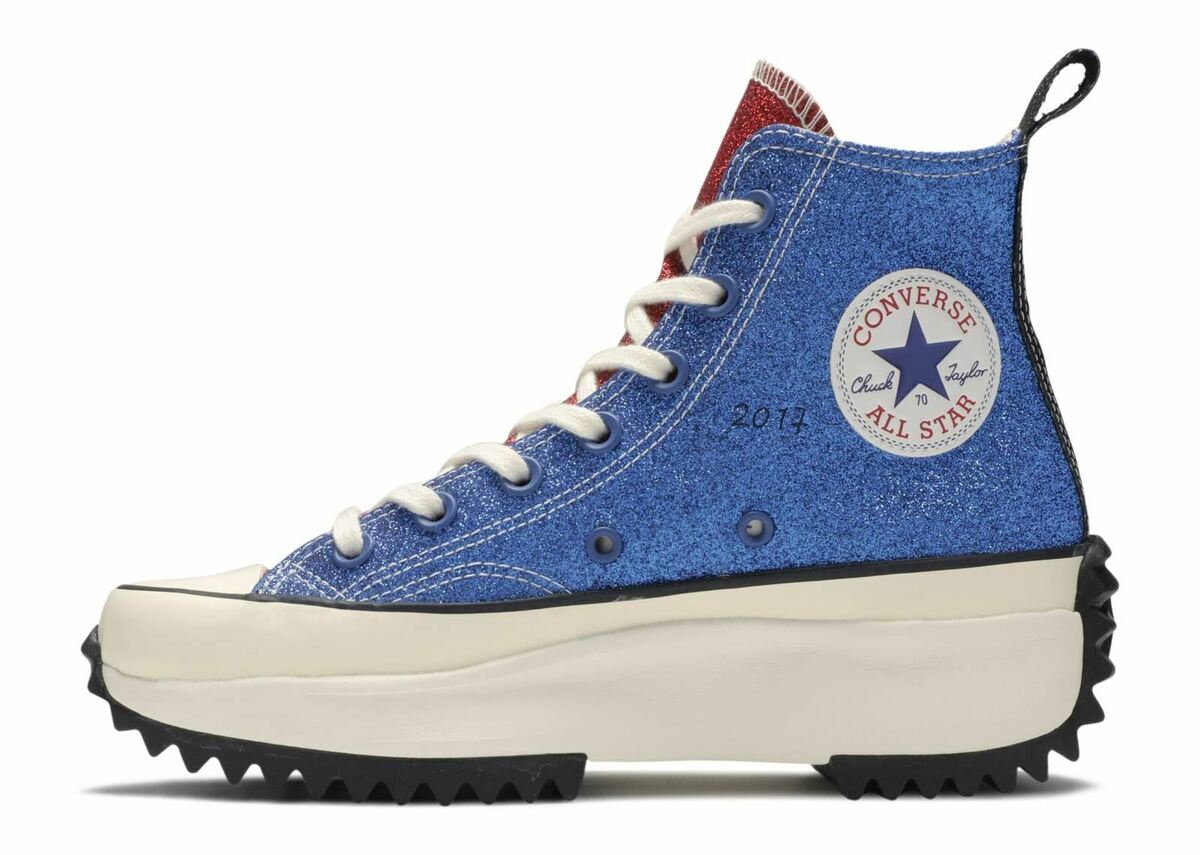 Converse JW Anderson Run Star Hike Hi Glitter Sneaker Shoe Converse JW Anderson Run Star Hike Hi Glitter Sneaker Shoe