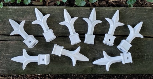 Cast Iron Gate & Fence Finials / Spear Style For 5/8'' Metal Fence Hardware (9)