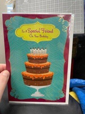 Special Thoughts For A Special Friend On Your Birthday Card With Envelope New!!!