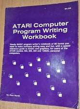 VINTAGE RARE ATARI Computer Program Writing Workbook by Alan North