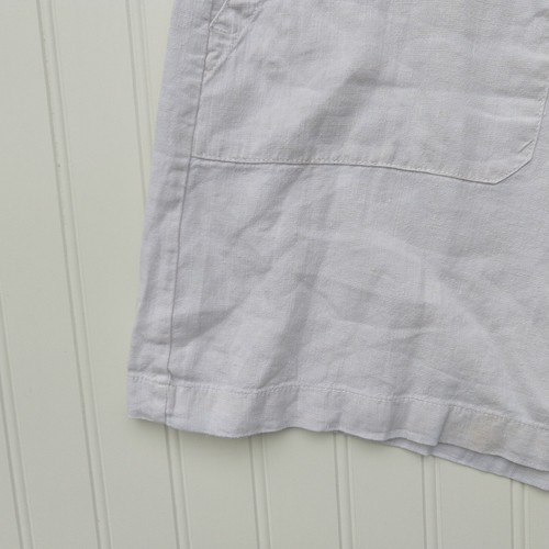 Fresh Produce Del Mar White Linen Blend Shorts Size L NWT L Bermuda Womens - Picture 10 of 15