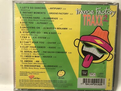 Mega Rare CD Trance Factory Traxx2 Let's Go Dancing Clap Your