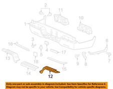 HONDA OEM 17-25 Ridgeline Rear Bumper Bumper Components-Step Pad 71511T6ZA00