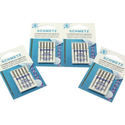 Schmetz Super Non-Stick Sewing Machine Needles - Assorted Size Pack Of 20