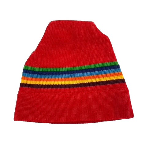 Vintage Hansen Red Knit Floppy Winter Hat | eBay display picture 3