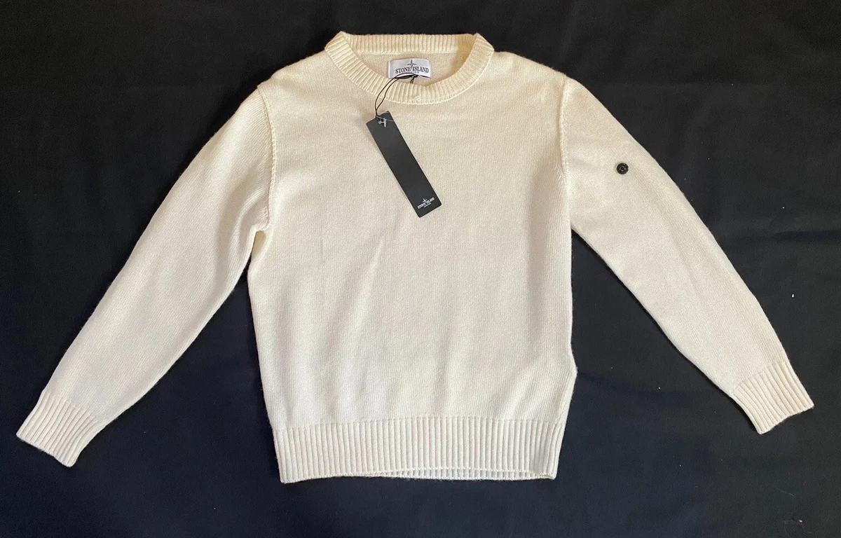 Boys grey stone store island jumper