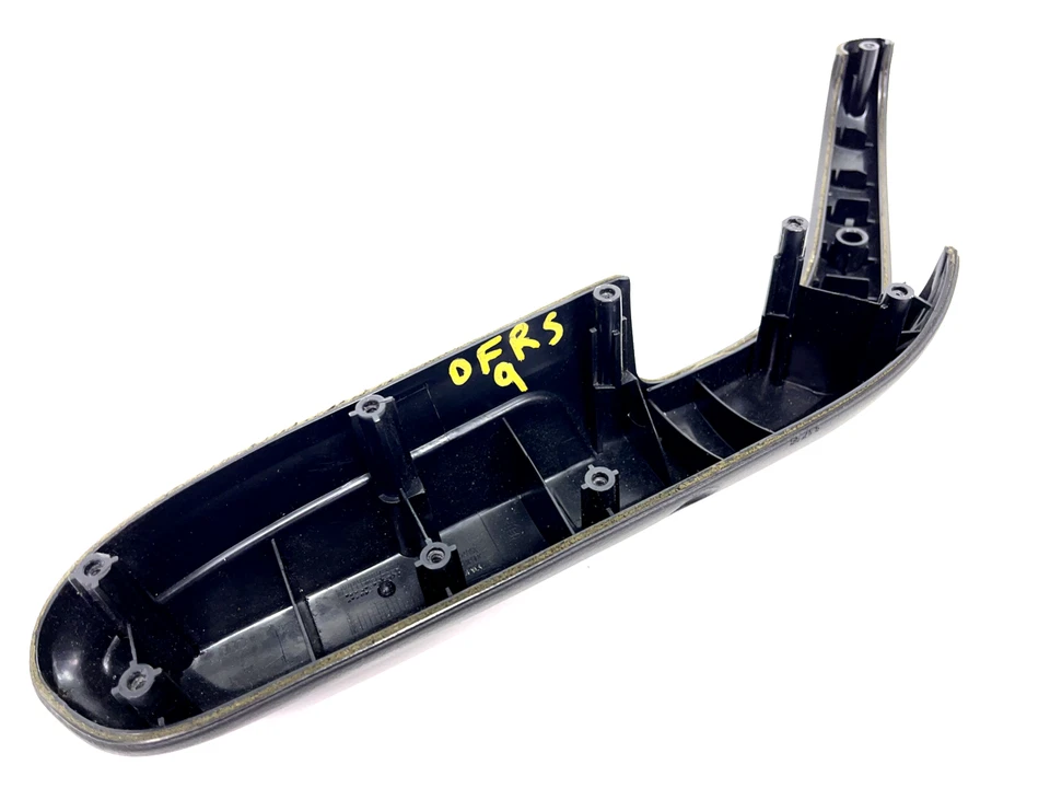 AUDI S4 2004-2007 PASAJERO PUERTA TRASERA DERECHA PANEL REPOSABRAZOS CUERO NEGRO OEM Foto 4 de 4