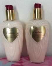 (2) Victoria’s Secret Rapture Perfume Pure Silk Body Lotion 8.4 fl oz New