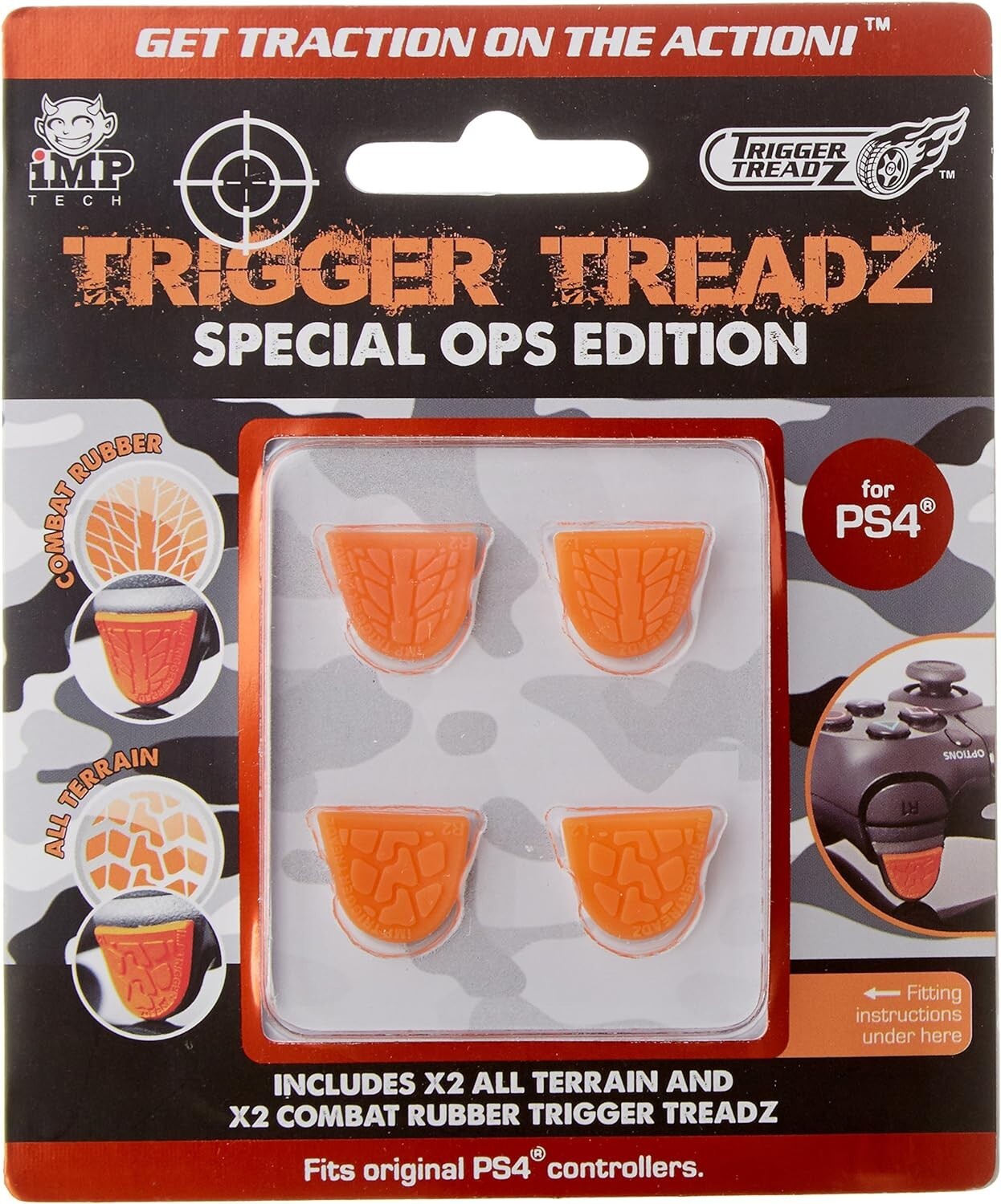 PS4 Shoulder Controller Grips Gamer Special Ops Trigger Treadz PlayStation UK