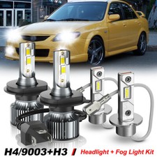 For Mazda Protege 2001 2002 2003 6500k Led Headlight Fog Light 4x Bulbs Kits