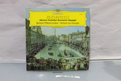 ALBINONI Adagio PACHELBEL Karajan LP (H451-6194-40-A8)
