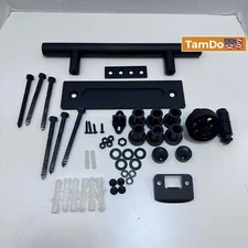 Matte Black Sliding Barn Door Handle Offset Handle Door Pull