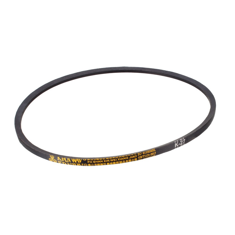 K-27 V Belt Machine Transmission Rubber Black Replacement Drive Belt