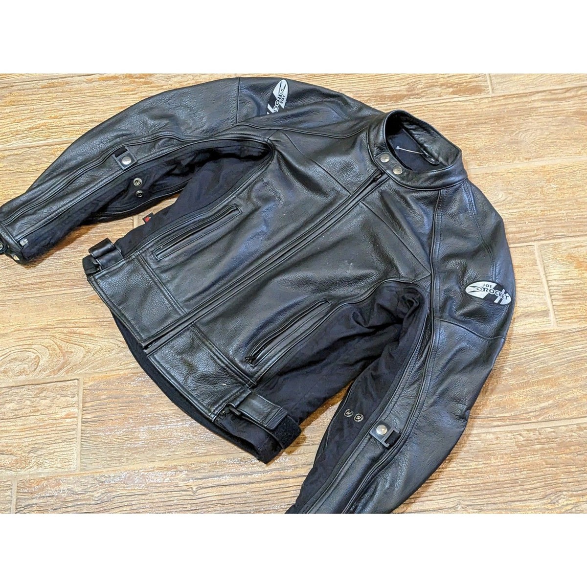 Joe Rocket Sonic Men's BLK Leather/Mesh Motorcycle Riding Jacket