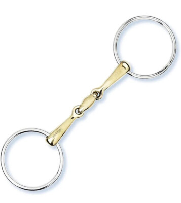 Stubben STEELtec Loose Ring Snaffle Sweet Copper Filet 2 Anneaux 16mm 12.5cm/5 
