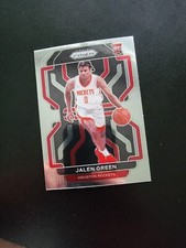 2021-22 Panini Prizm Basketball Jalen Green Base Rookie Card #306 Rockets RC