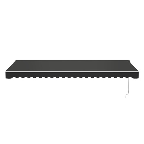 ALEKO einziehbare motorisierte 20 x 10 Fuß Heim Terrasse Markise schwarz Überdachung Sonnenschutz - Bild 2 von 13