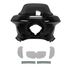 Front Headlight Fairing Windshield Mesh Vent Fit For Harley Low Rider ST 22-24