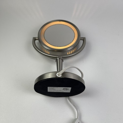 Revlon RV 970 Makeup Mirror Dual Lighted Magnifying Chrome Base Helen Of Troy - Picture 6 of 9