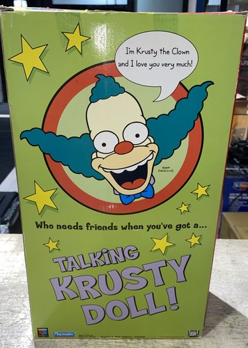 Krusty The Clown Simpsons Talking Doll Playmates Treehouse Of Horror,Good Or Evi - Picture 8 of 11