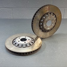 2017-2025 Audi A6 C8 AWD Front Left & Right Disc Brake Rotors 96k Set of 2 OEM