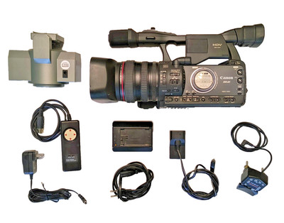 Canon XH A1 Mini DV Camcorder, with Bescor Pan Tilt and VZ-Rock VariZoom Control