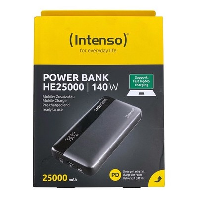 Intenso Powerbank HE25000 | 140W Power Delivery | 25000mAh Externer Akku | NEU