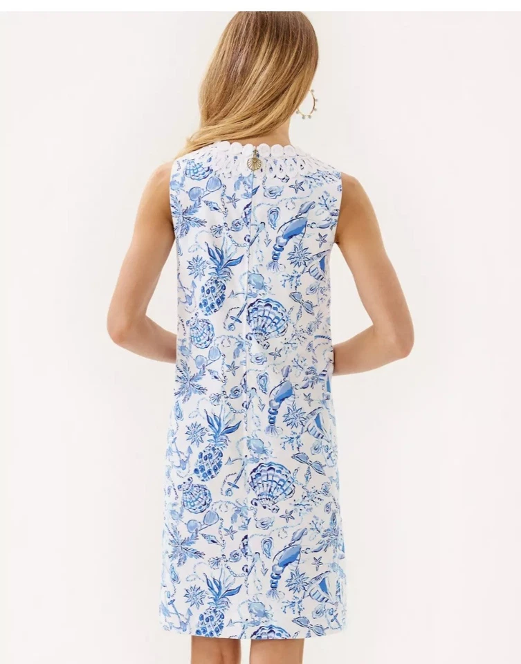 Lilly Pulitzer Annabelle Dress 'barefoot beachcombers 'Size 8 USA ( 12 UK ) NWT - Image 3 of 4