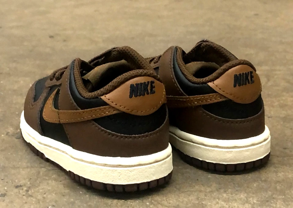 *NUEVO* BEBÉ NIÑO NIKE Dunk low (td) negro/cacao wow (fb9107 006) 👍 Foto 4 de 4