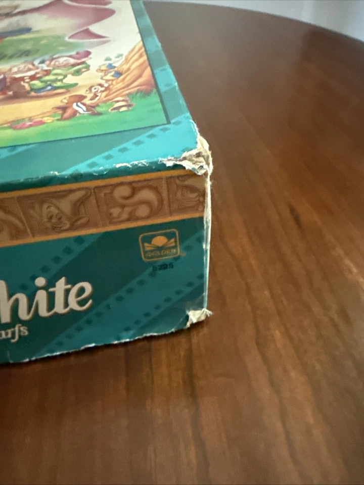 Póster de la película Blancanieves Walt Disney rompecabezas dorado vintage - 300 piezas completas Foto 3 de 4