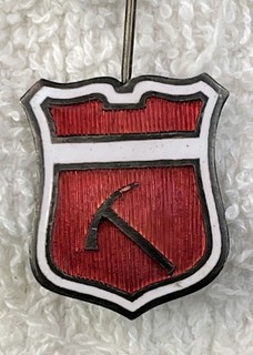 Original: Scarce Pre war 414th Engineer Bn. DI / DUI / crest PB A