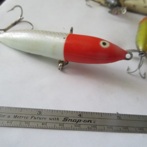 FISHING LURE HEDDON 4¼" VINTAGE ZARA-SPOOK NOSE TIE. LOOKS NEW - Foto 3 di 4