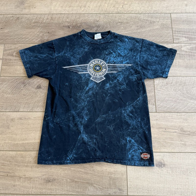 Harley-Davidson Southern Nevada Las Vegas Graphic T-Shirt Blue/Black Tie Dye
