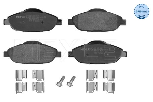 Neu - Meyle 0252466017 Bremsbelagsatz, Scheibenbremse FüR Peugeot-image