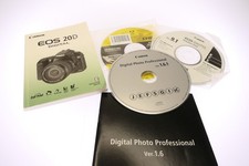 Canon EOS 20D original instruction manual w/3 CD's