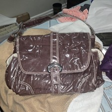 Kalencom Water Resistant Coated Diaper Bag with Magnetic Buckle With Bottle Bag