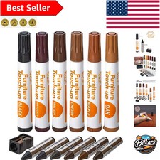 Professional-Effortless 13-Piece Furniture Repair Kit with Sharpener Included