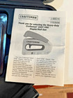 CRAFTSMAN 9-68514 EASY FIRE STAPLER NAIL GUN W/STAPLES ORIGINAL CASE NEW — photo 4