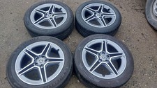 GENUINE MERCEDES AMG 19 ALLOY WHEELS VITO VIANO 235 50 19 DIAMOND CUT GLA 