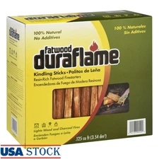 Fatwood Firestarters Quick Light Kindling Sticks Wood Charcoal Grilling Camping