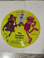 MONSTER CEREALS "THE MONSTERS GO DISCO" 1979 FLEXI DISC RECORD BOX PREMIUM PRIZE