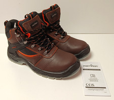 Portwest FW69 Mustang Hiker Steel Toe Safety Boots S3 Brown Leather UK 9 EU 43