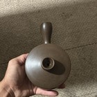 Chinese Brown Clay Teapot with Lid and Side Handle, Ownership History N/A — photo 2