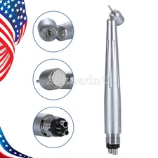 Self-power LED 45 Degree High Speed Handpiece Push Button 4 Holes