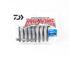 SALE Daiwa Soft Lures Bait Junkie Minnow 2.5 Inch 8 Per Pack Black UV (2804)