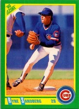 1990 Score - Ryne Sandberg #90