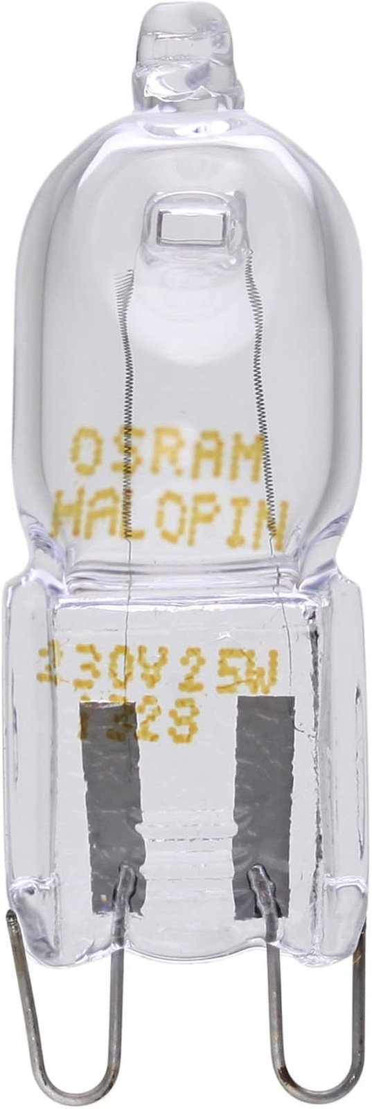 OSRAM Halopin Special Oven Bulb 25W G9 Halogen Capsule 230V High Temp Tolerant