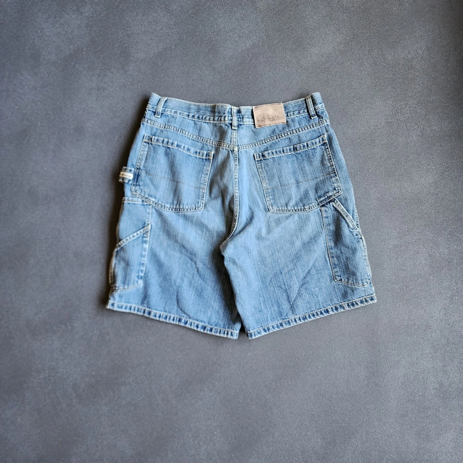 Vintage Beverly Hills Polo Club Carpenter Blue Denim Shorts 38