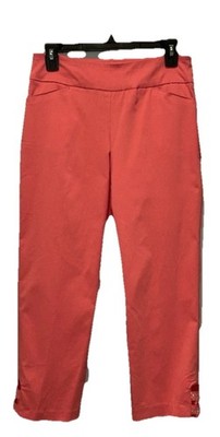 New Allison Daley Womens Slimming Pull  On Size 12 Petites Capri Crop Pants NWT