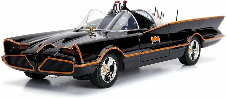 Jada 98625 DC Comics Serie de TV Clásica Batimóvil Die-cast Car, Escala 1:18... Foto 2 de 4